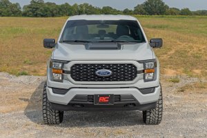 Ford F-150 Hood Scoop - Rough Country - Matte Black, Gloss Black, Paint-to-Code - '21-'24